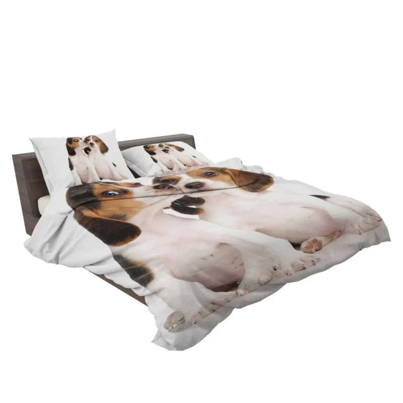 Beagle Puppies Playful Innocence Bedding Set 2