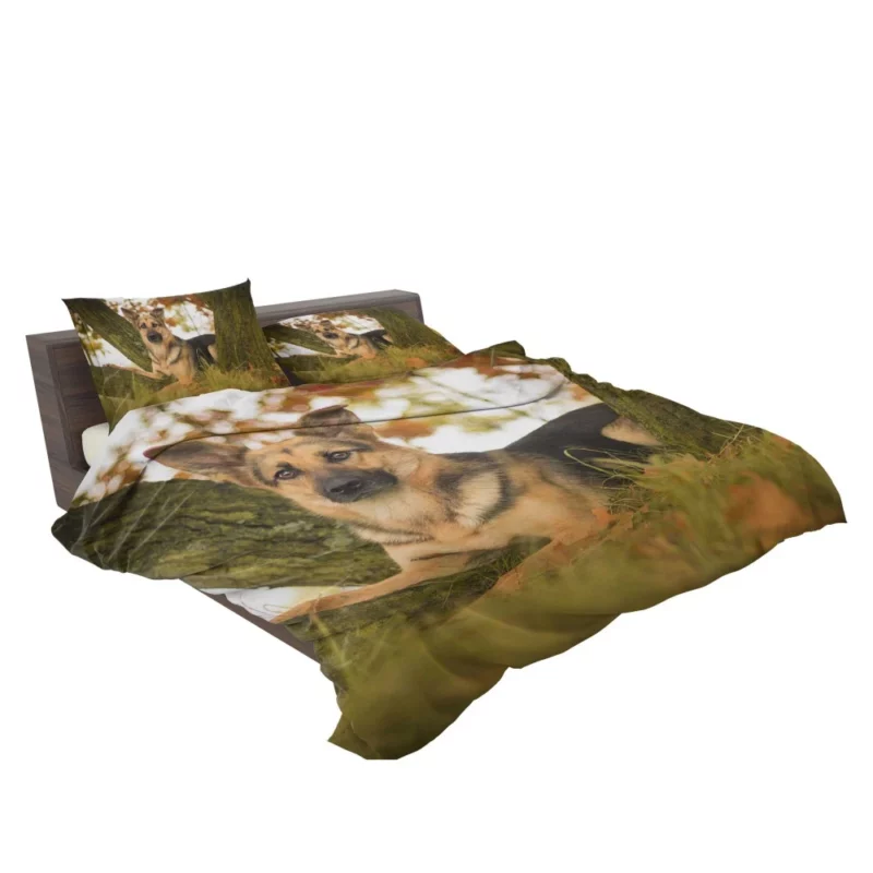 Beautiful German Shepherd Regal Stance Bedding Set 2