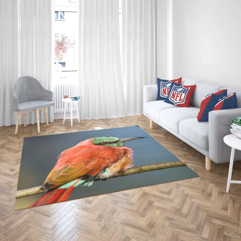 Bee-eater Aerial Feast Avian Acrobat Rug 2