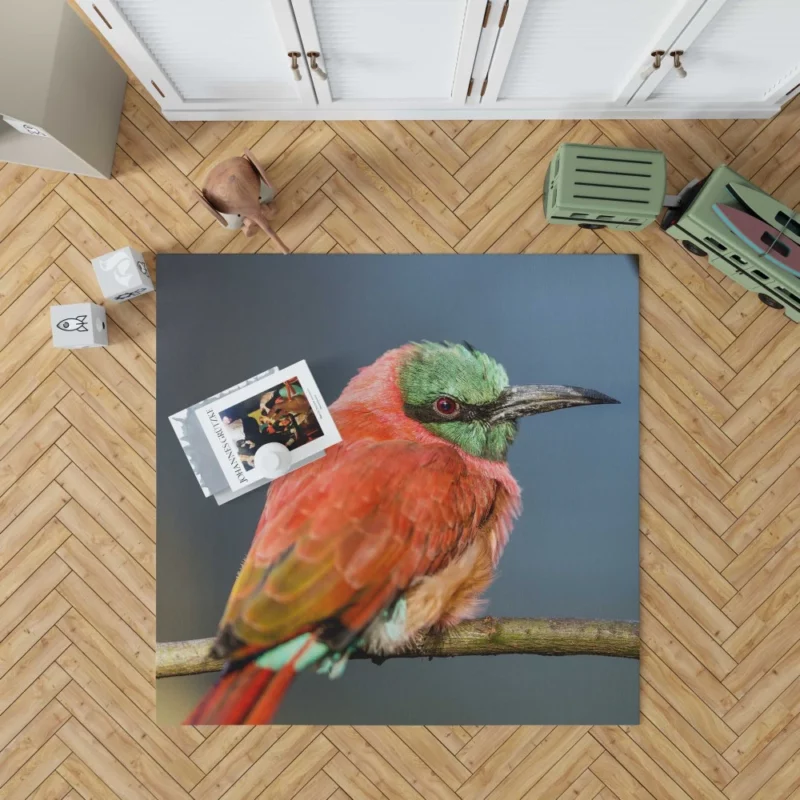 Bee-eater Aerial Feast Avian Acrobat Rug