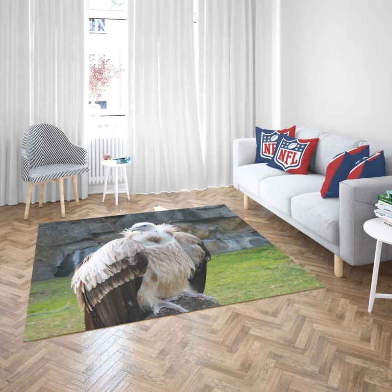 Berlin Zoo Vulture Captive Elegance Rug 2