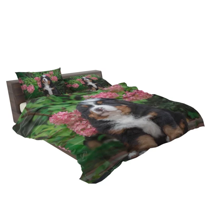 Bernese Mountain Dog Puppy Wholesome Charm Bedding Set 2