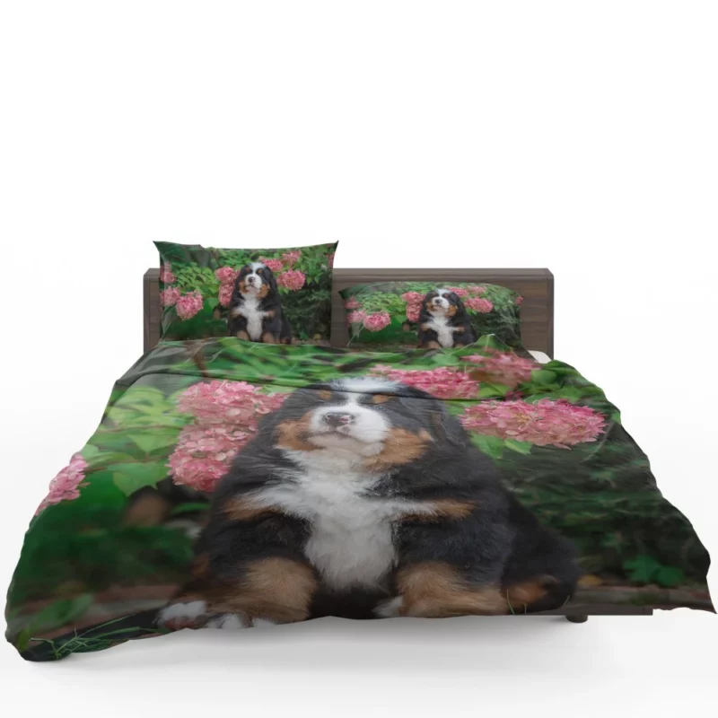 Bernese Mountain Dog Puppy Wholesome Charm Bedding Set