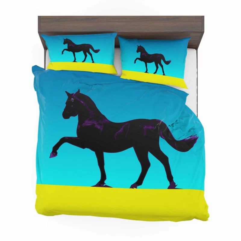 Black Horse Majestic Presence Bedding Set 1