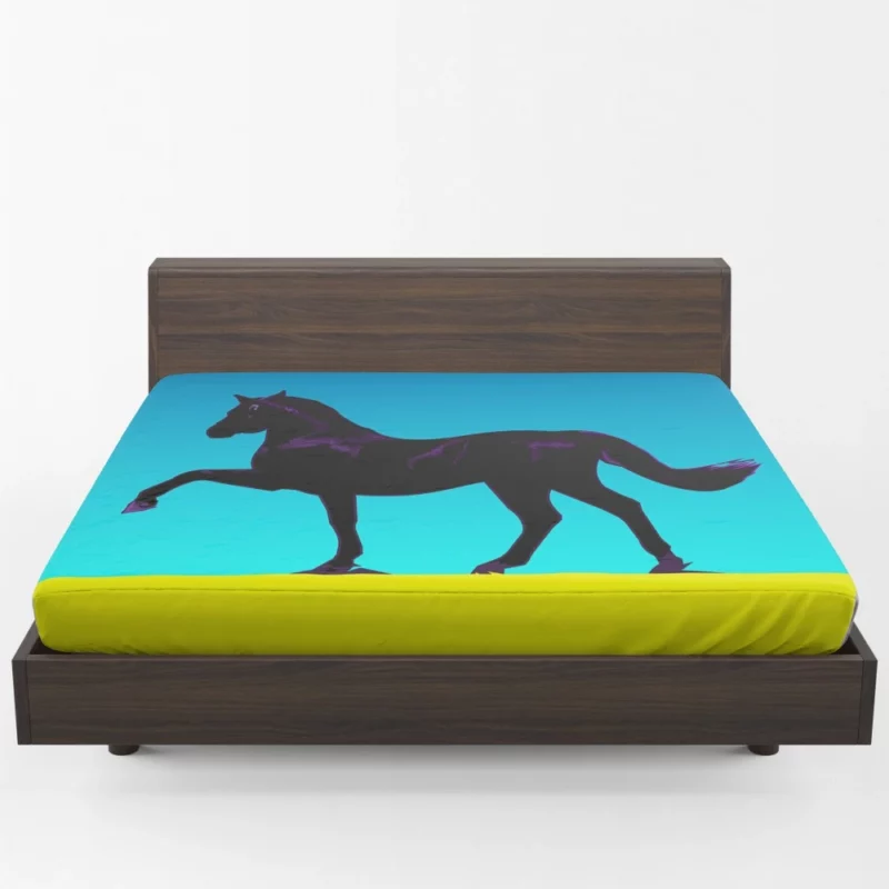 Black Horse Majestic Presence Fitted Sheet