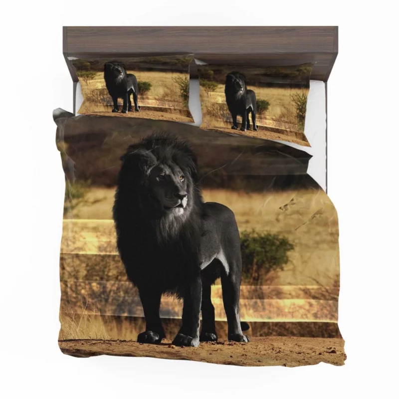 Black Lion Mystery Untamed Beauty Bedding Set 1