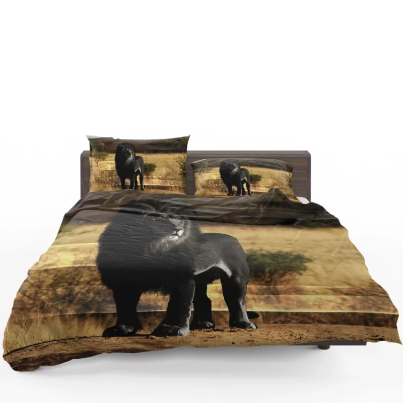 Black Lion Mystery Untamed Beauty Bedding Set