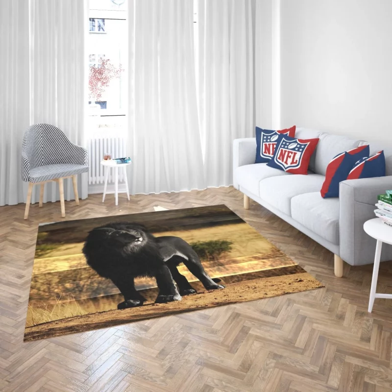 Black Lion Mystery Untamed Beauty Rug 2