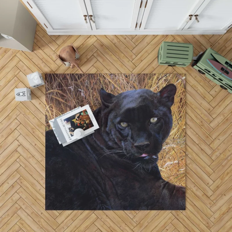 Black Panther Exotic  Majesty Rug