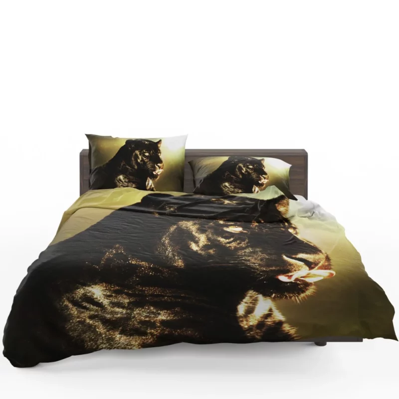 Black Panther Wild Animal Bedding Set