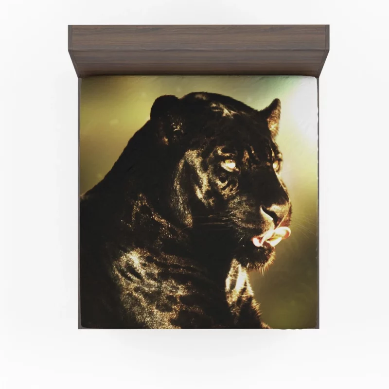 Black Panther Wild Animal Fitted Sheet 1