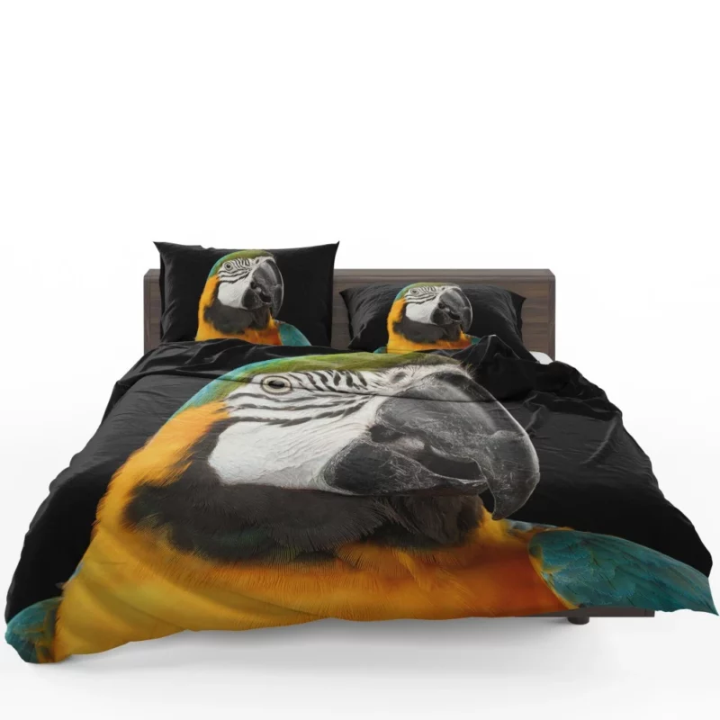 Blue-and-yellow Macaw Exotic Beauty Colorful Parrot Bedding Set