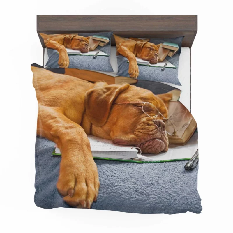 Bookworm Bordeaux Dogue de Bordeaux Bedding Set 1