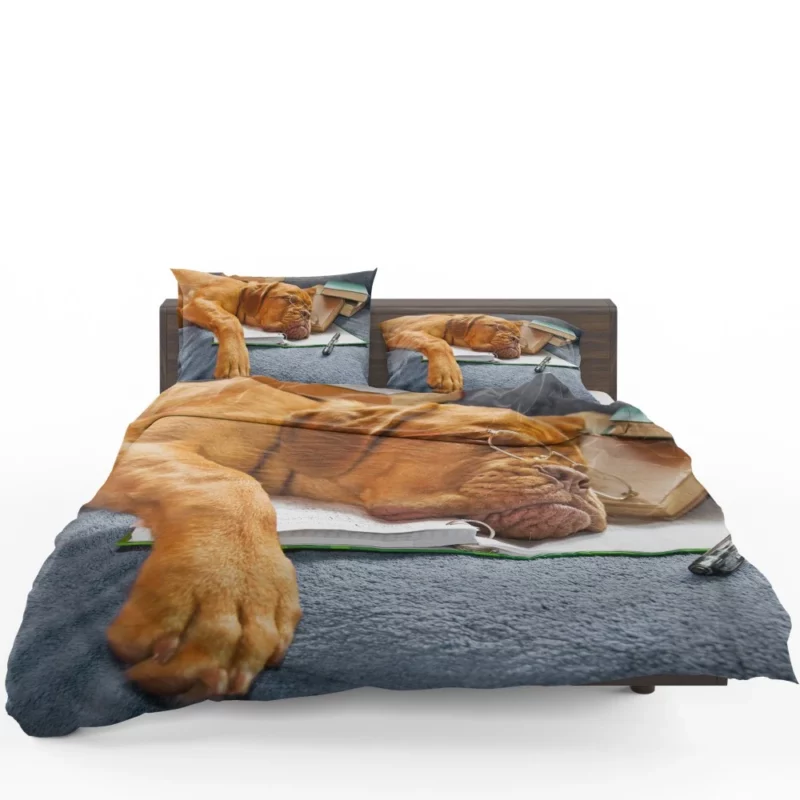 Bookworm Bordeaux Dogue de Bordeaux Bedding Set