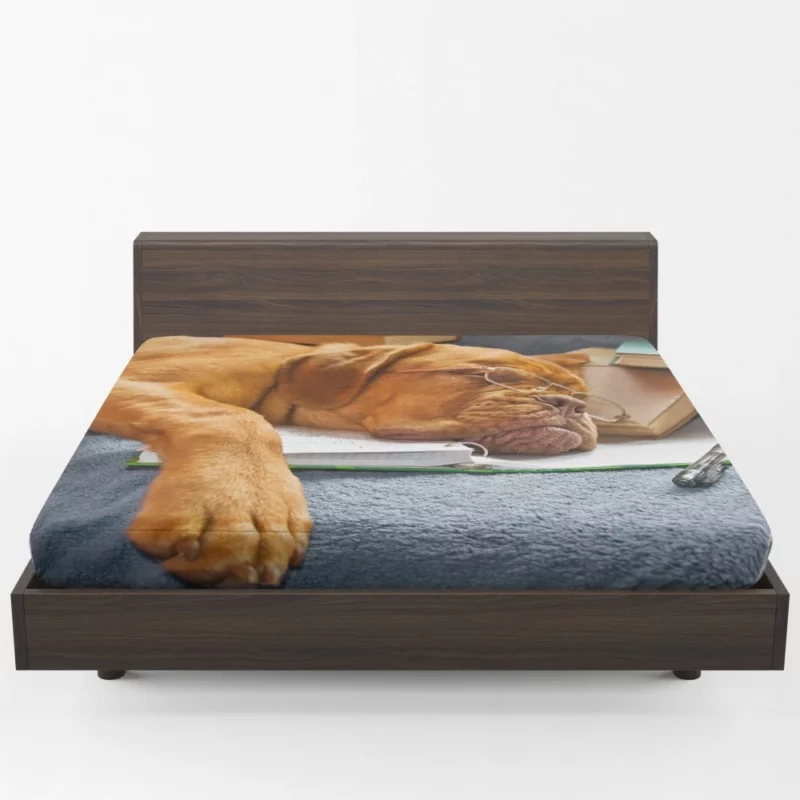 Bookworm Bordeaux Dogue de Bordeaux Fitted Sheet