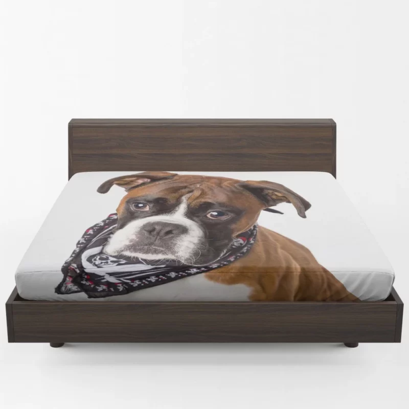 Boxer Energetic Charm Canine Vitality Fitted Sheet