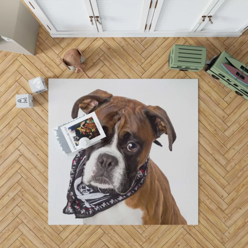 Boxer Energetic Charm Canine Vitality Rug