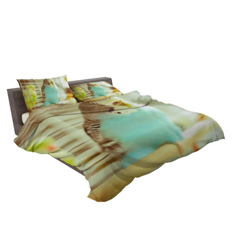 Budgerigar Colorful Charm Feathered Friend Bedding Set 2