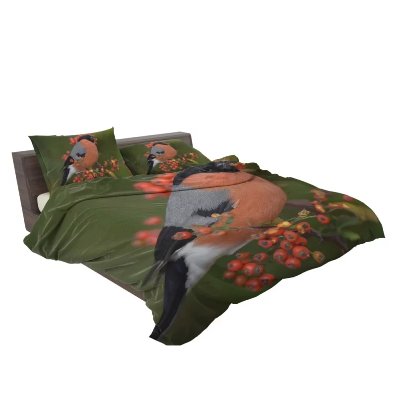 Bullfinch Berry Feast Colorful Delight Bedding Set 2