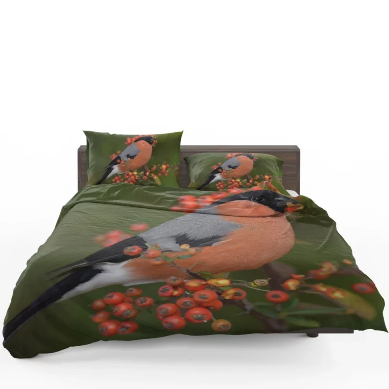 Bullfinch Berry Feast Colorful Delight Bedding Set