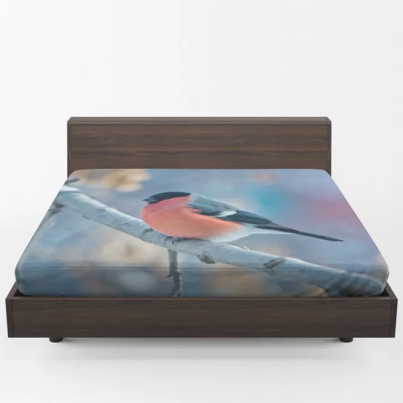 Bullfinch Winter Feast Berry Delight Fitted Sheet