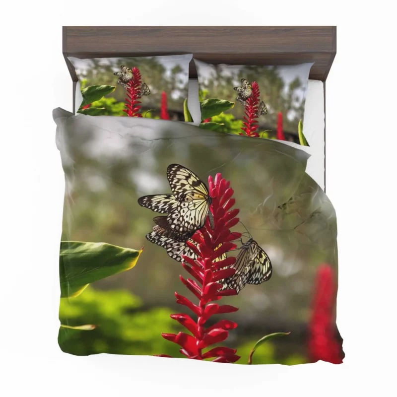 Butterfly Among Flowers Bedding Set 1