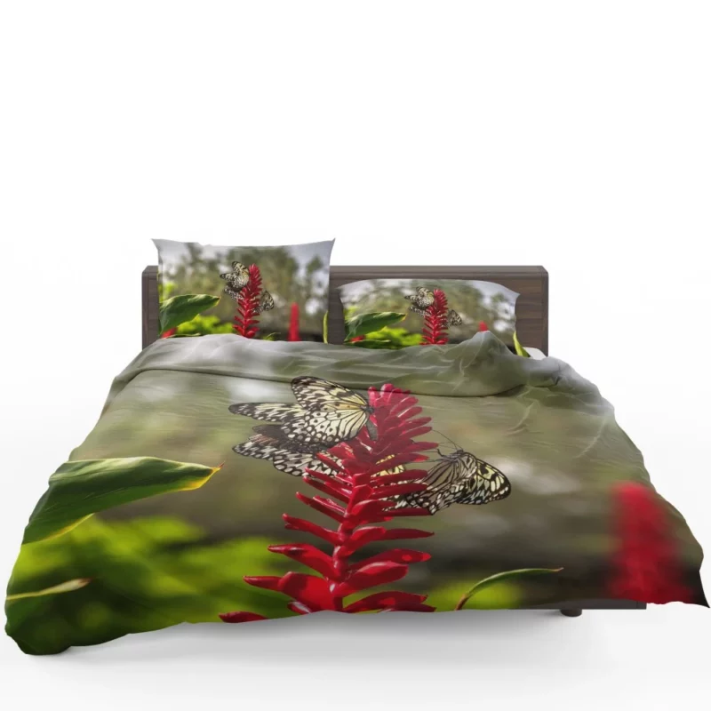 Butterfly Among Flowers Bedding Set