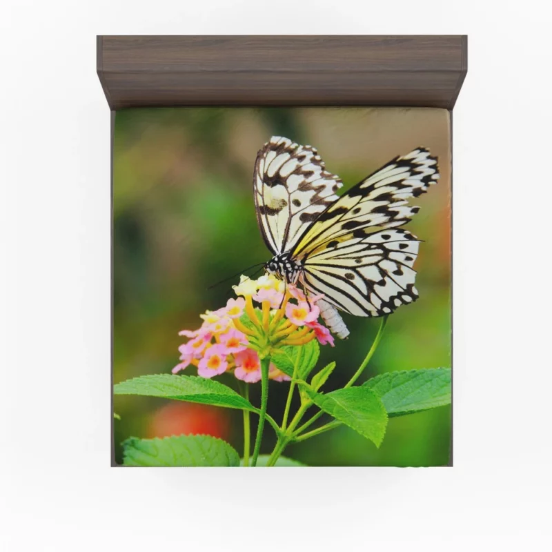 Butterfly Beauty Nature Elegance Fitted Sheet 1