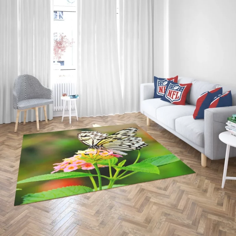 Butterfly Beauty Nature Elegance Rug 2