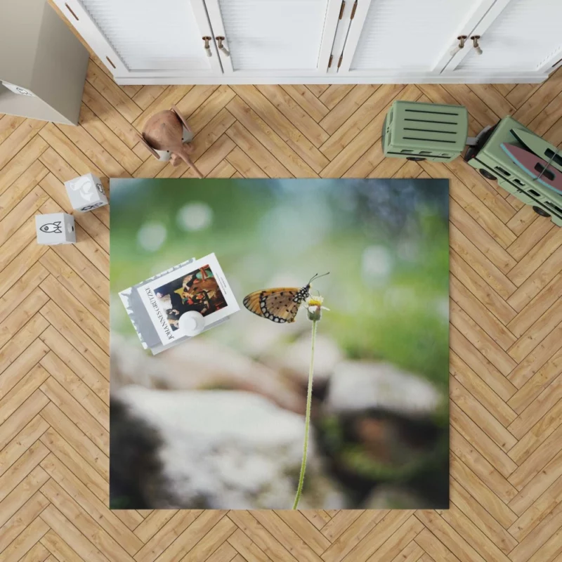 Butterfly Bokeh Beauty Insect Elegance Rug