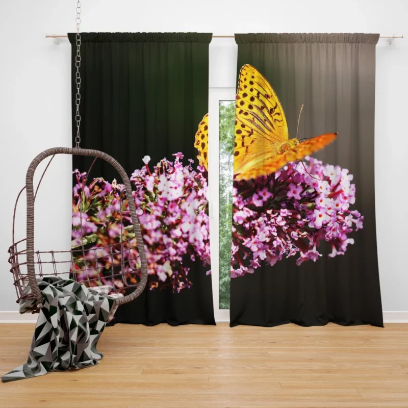 Butterfly Dance Ethereal Elegance Curtain