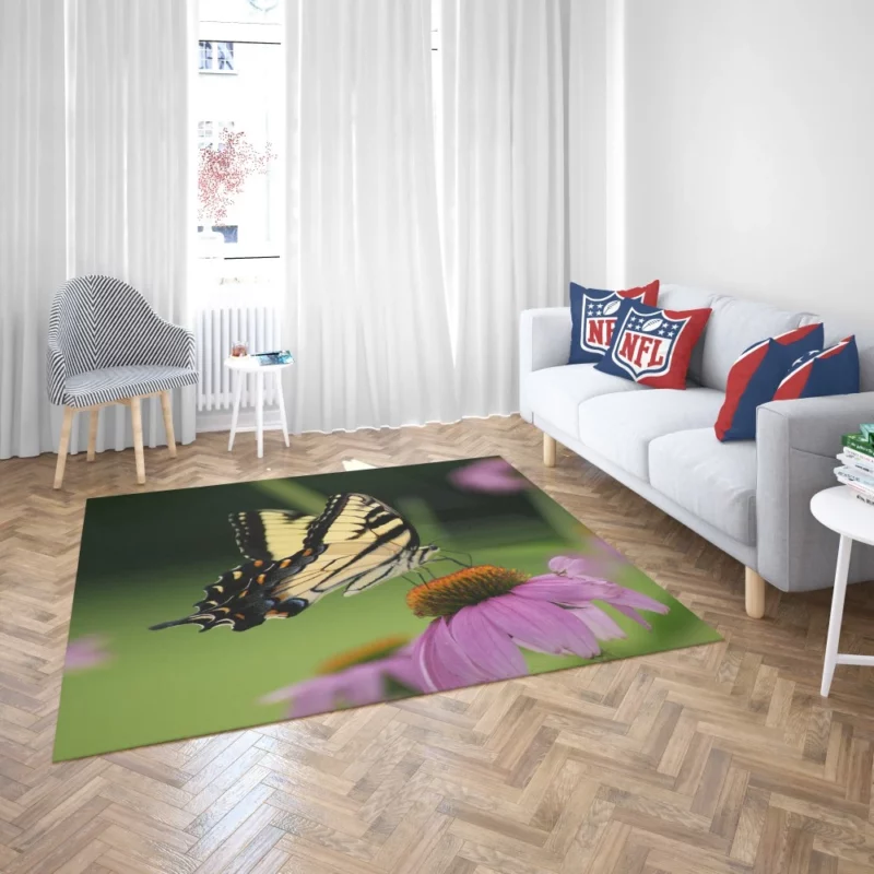 Butterfly Elegance Ethereal Beauty Rug 2