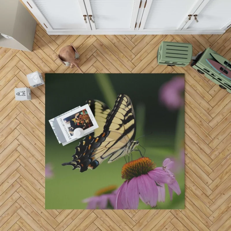 Butterfly Elegance Ethereal Beauty Rug