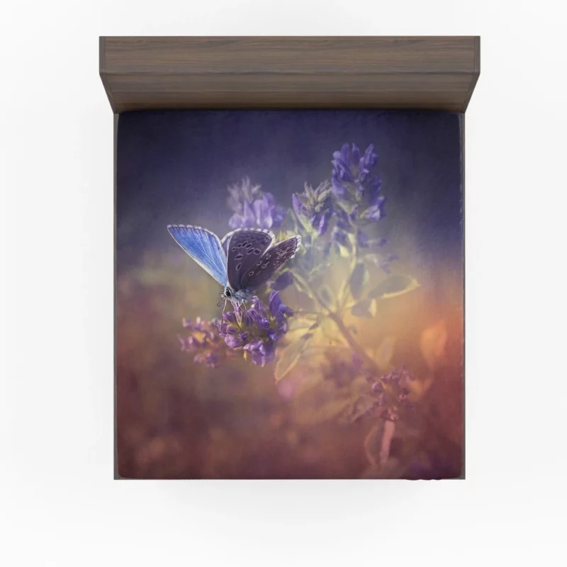 Butterfly Elegance Nature Artistry Fitted Sheet 1