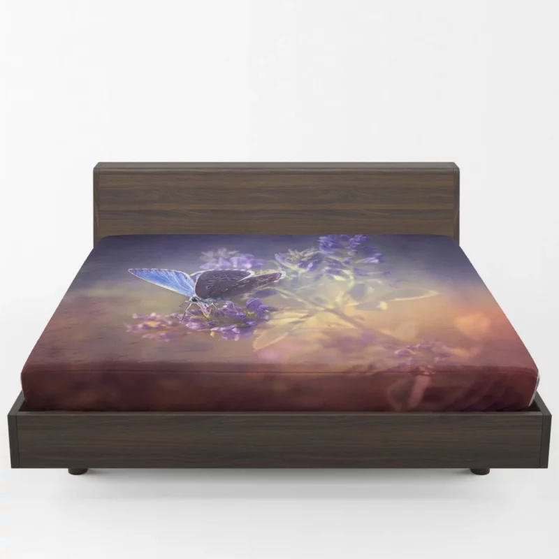 Butterfly Elegance Nature Artistry Fitted Sheet