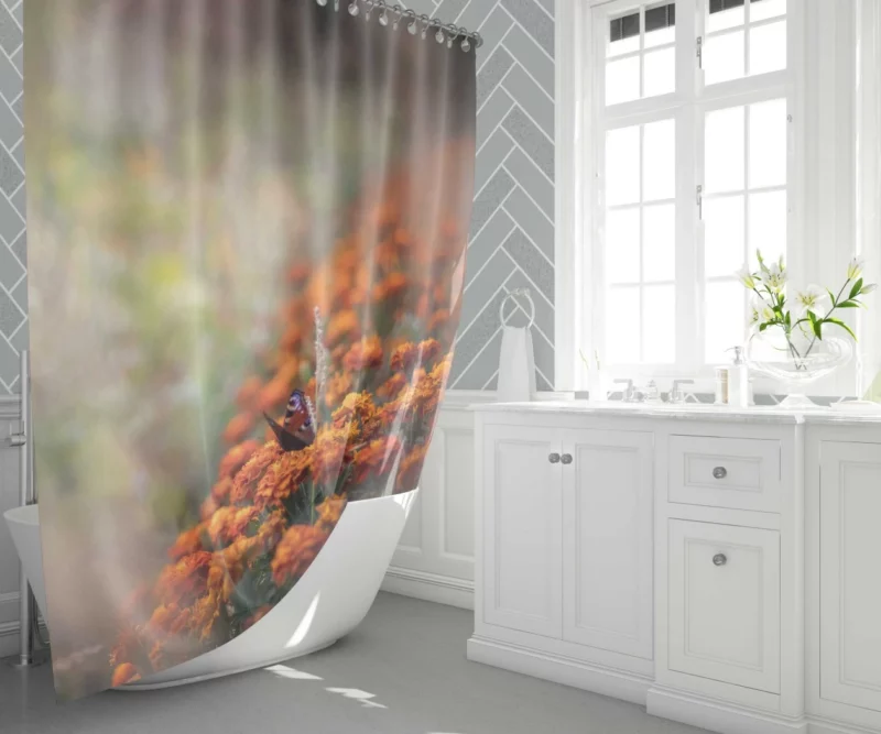 Butterfly Elegance Nature Marvel Shower Curtain 1