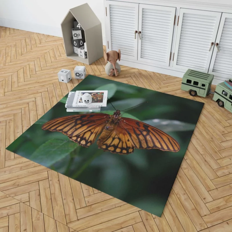 Butterfly Enigmatic Beauty Nature Intrigue Rug 1