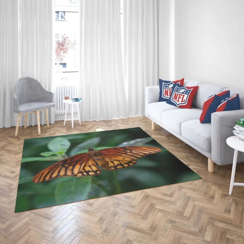 Butterfly Enigmatic Beauty Nature Intrigue Rug 2