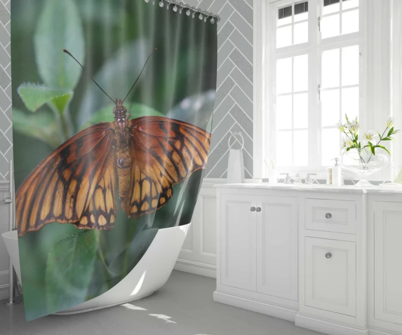 Butterfly Enigmatic Beauty Nature Intrigue Shower Curtain 1