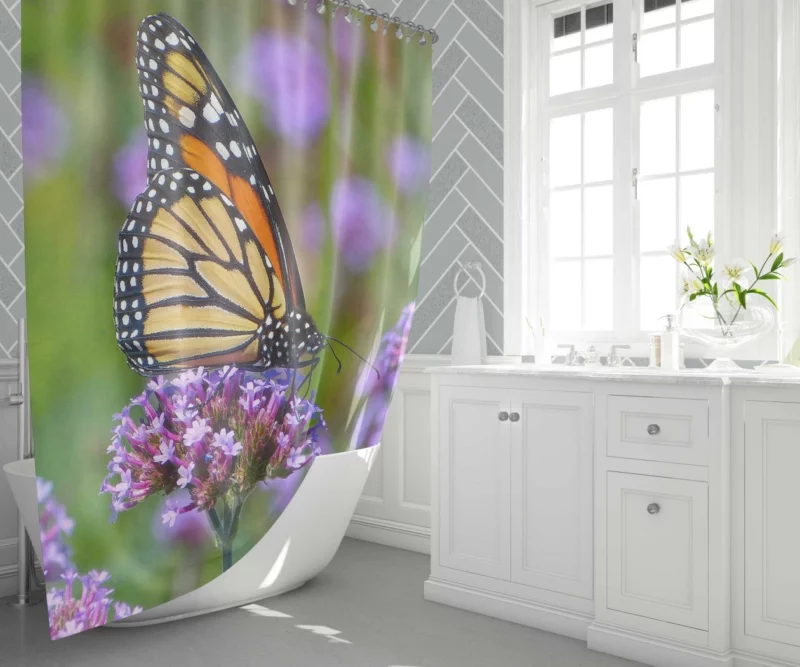 Butterfly Grace Nature Dance Shower Curtain 1