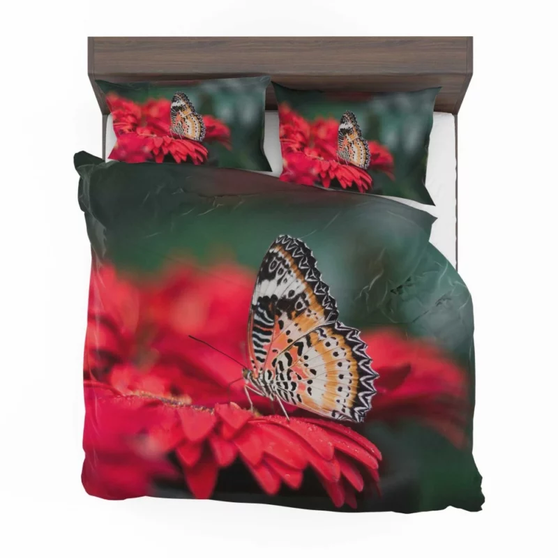 Butterfly Nectar Quest Floral Elegance Bedding Set 1