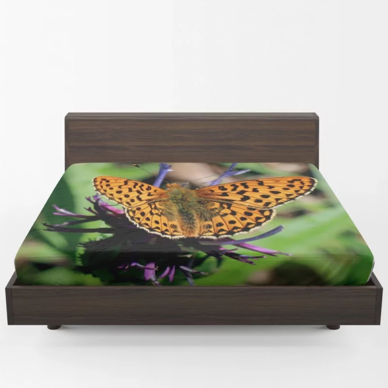 Butterfly on Blossom Delicate Elegance Fitted Sheet