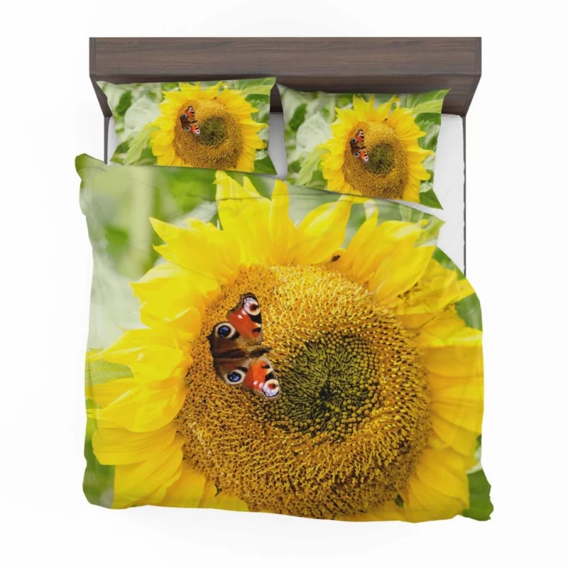 Butterfly on Sunflower Nature Delight Bedding Set 1