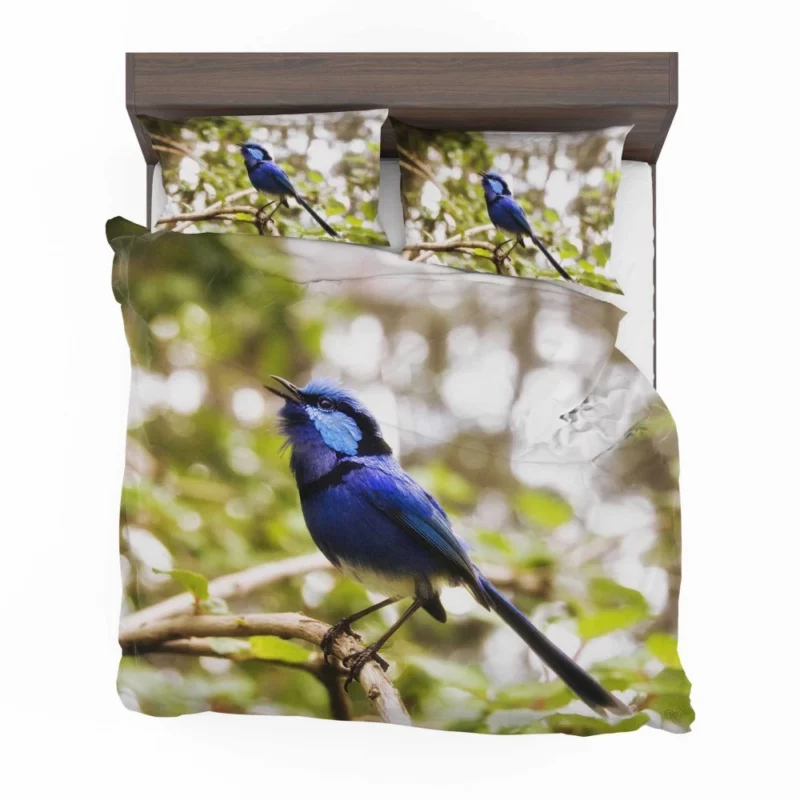 Cafe Poet Bird Enigmatic Aura Winged Inspiration Bedding Set 1