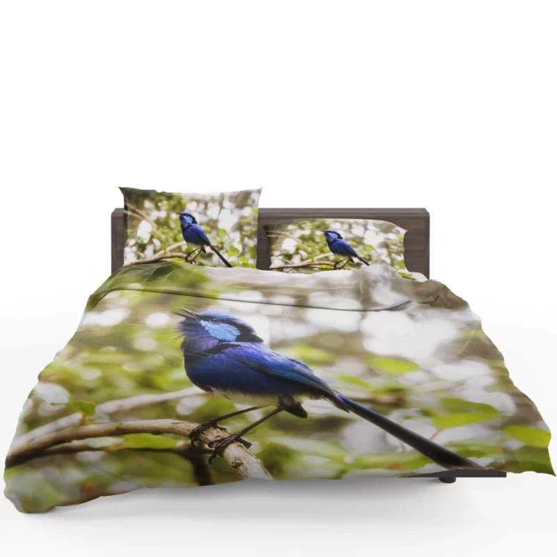 Cafe Poet Bird Enigmatic Aura Winged Inspiration Bedding Set