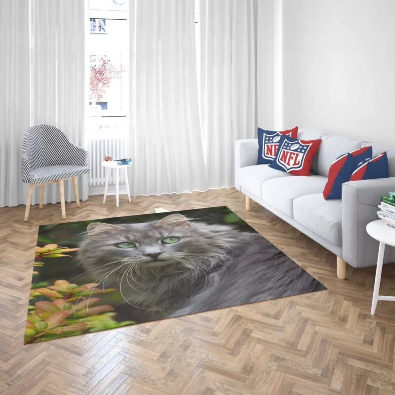 Captivating Cat Eyes Feline Mystique Rug 2