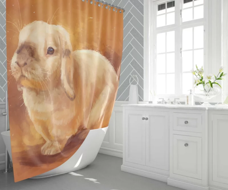 Cat & Dog Duo Unlikely Companionship Shower Curtain 1