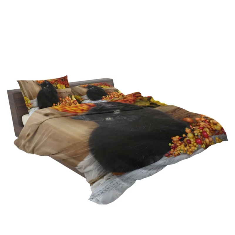 Cat Enigmatic Stare Feline Intrigue Bedding Set 2