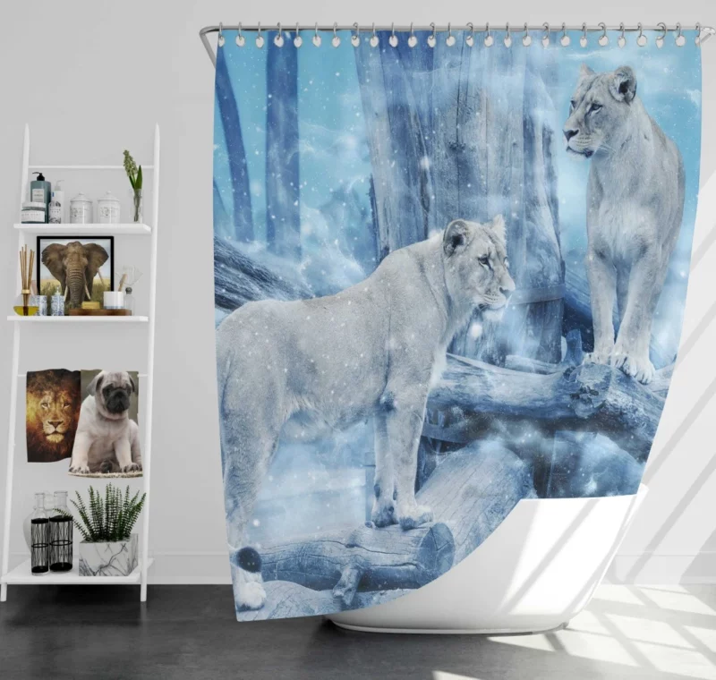 Cat Intense Stare Mysterious Charm Shower Curtain