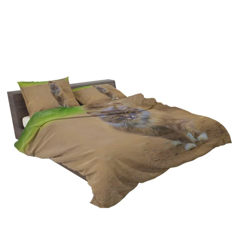 Cat in Oil Paint Filter Feline Artistry Bedding Set 2